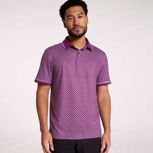 🆕 VRST Men's Contrast Printed Golf Polo Size XL